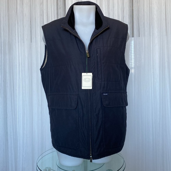 Women’s “Façonnable” lightweight dark blue vest! Outdoor activities! Walking M - Picture 4 of 17